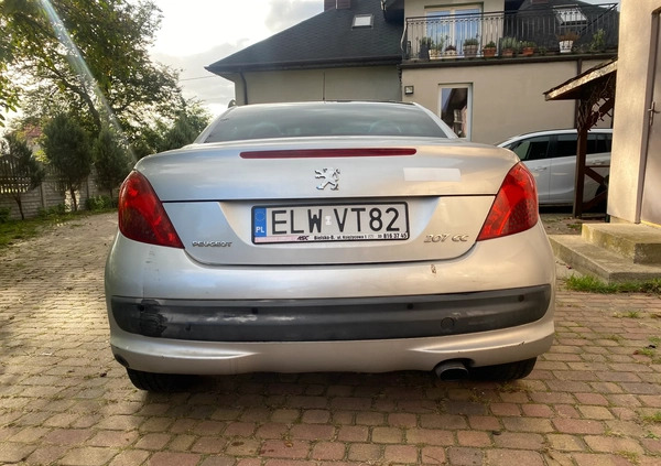 Peugeot 207 CC cena 12500 przebieg: 140000, rok produkcji 2007 z Pilawa małe 56